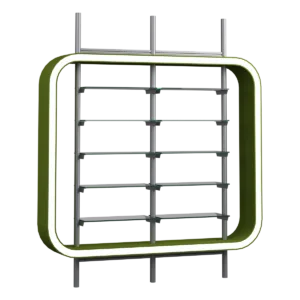 Ραφιέρα Βιτρίνας Ορφέας