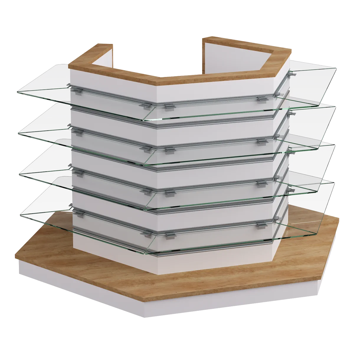 Γόνδολα Φαρμακείου Εξάγωνη