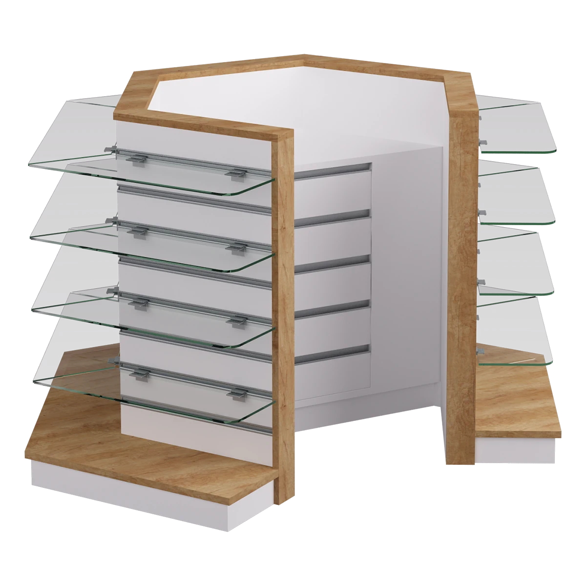 Γόνδολα Φαρμακείου Εξάγωνη